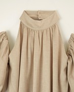 DU250529 linen shoulder one piece