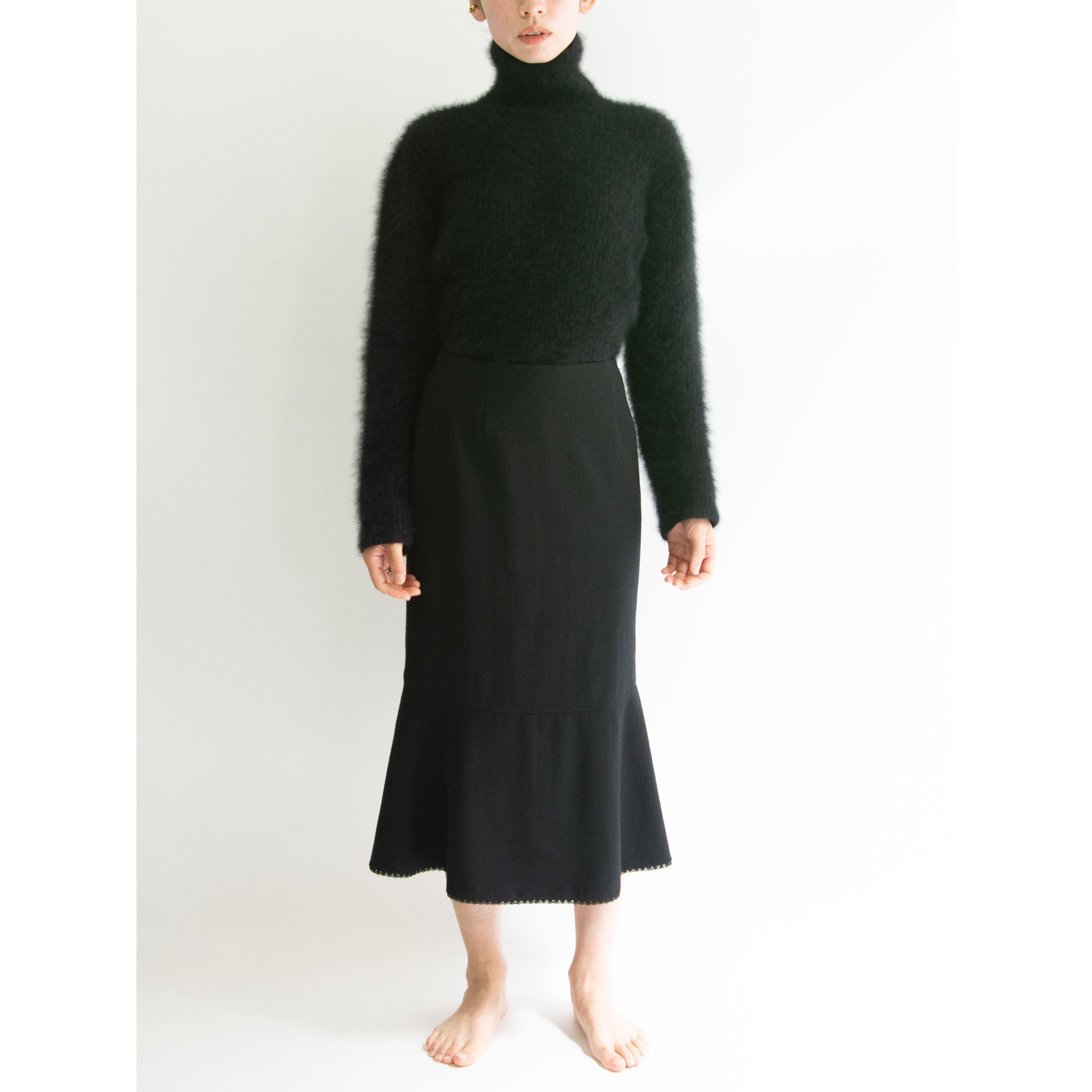 【KEITA MARUYAMA】Made in Japan Wool-Polyurethane Skirt(ケイタマルヤマ 日本製ウールポリウレタンスカート)