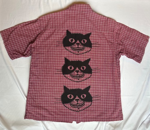 old clothes ZIP UP S/S CHECK SHIRTS