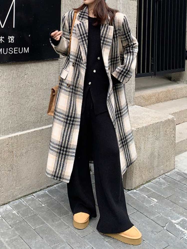 チェスターコート バーバリーチェック 韓国