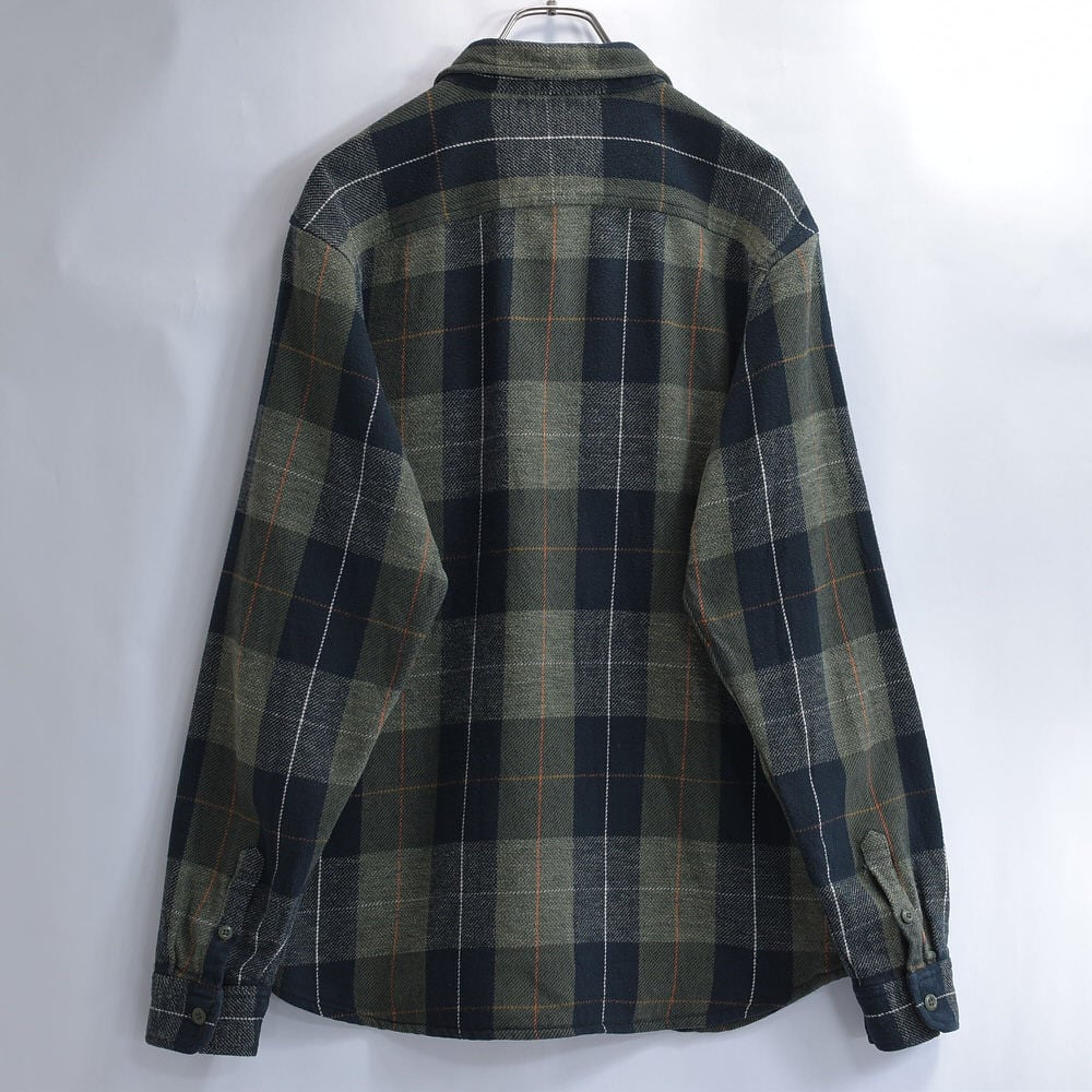 【US輸入】アメリカ古着チェック柄長袖ネルシャツバーガンディーアメカジ2XL 80\u0027s AMERICAN EDITION XL チェック柄 長袖ネルシャツ フランネル