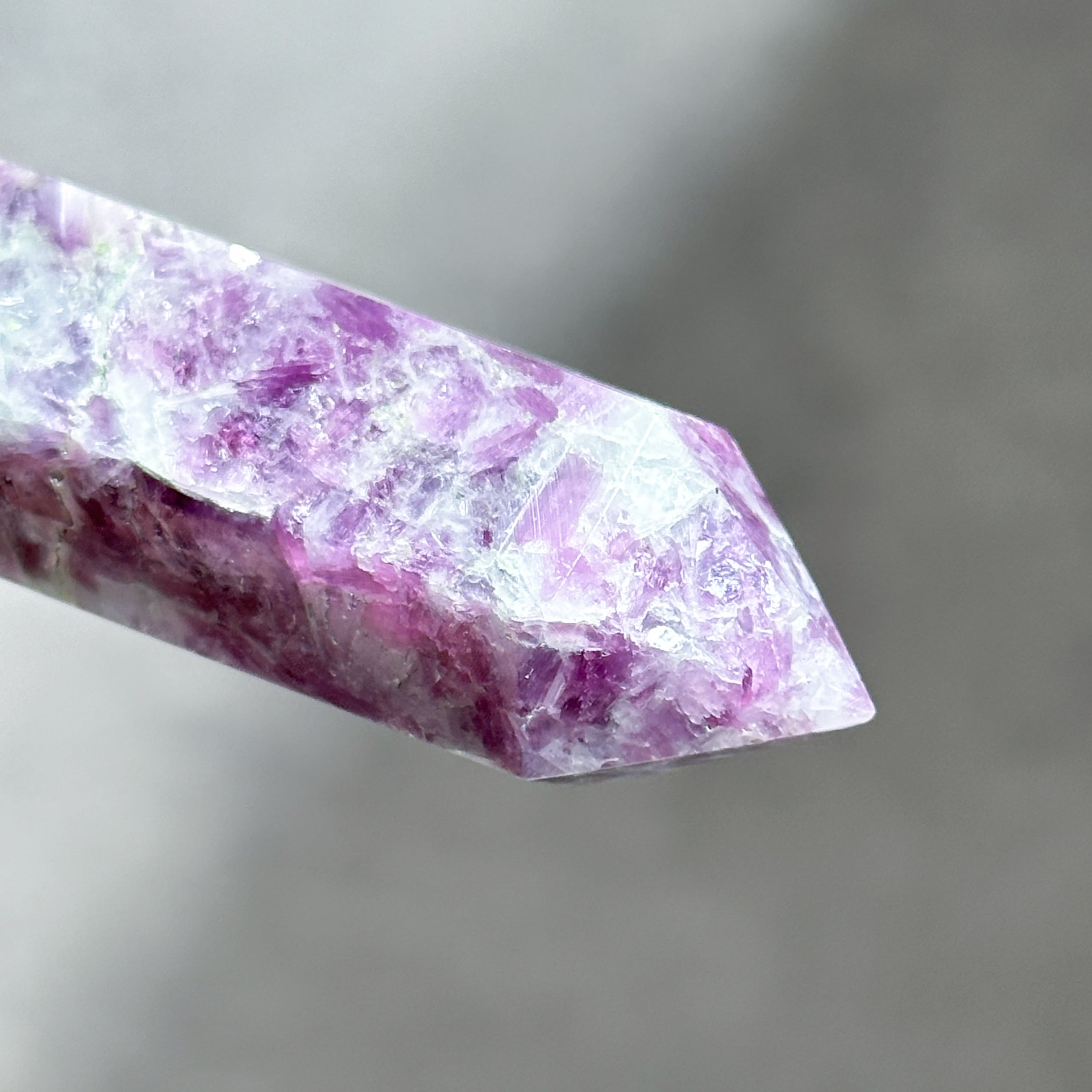 レピドライト タワー型74◇Lepidolite◇天然石・鉱物・パワーストーン