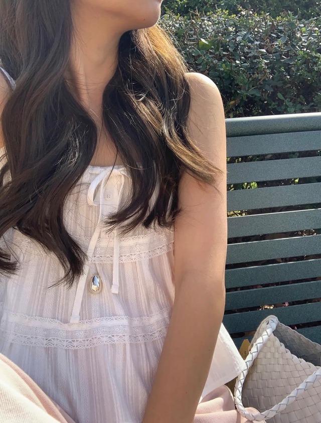 (LITER)  nana lace bustier blouse