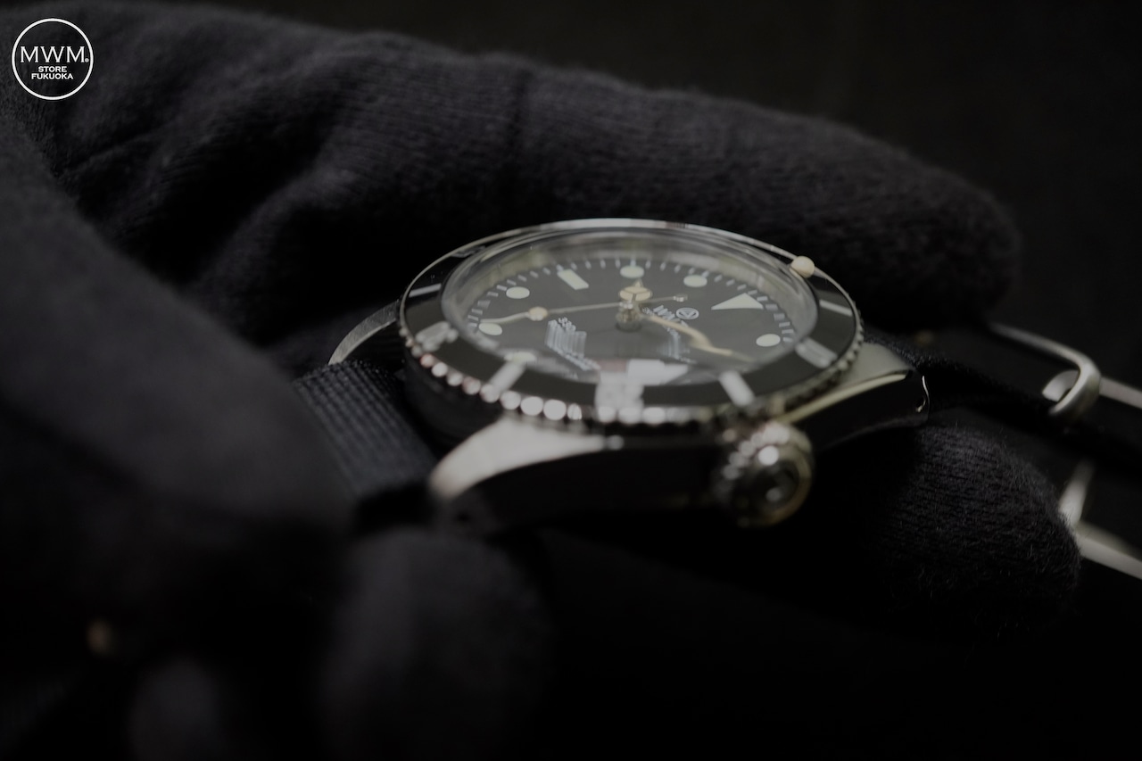 WMT Sea Diver Green Lume with Nylon Strap by MWM