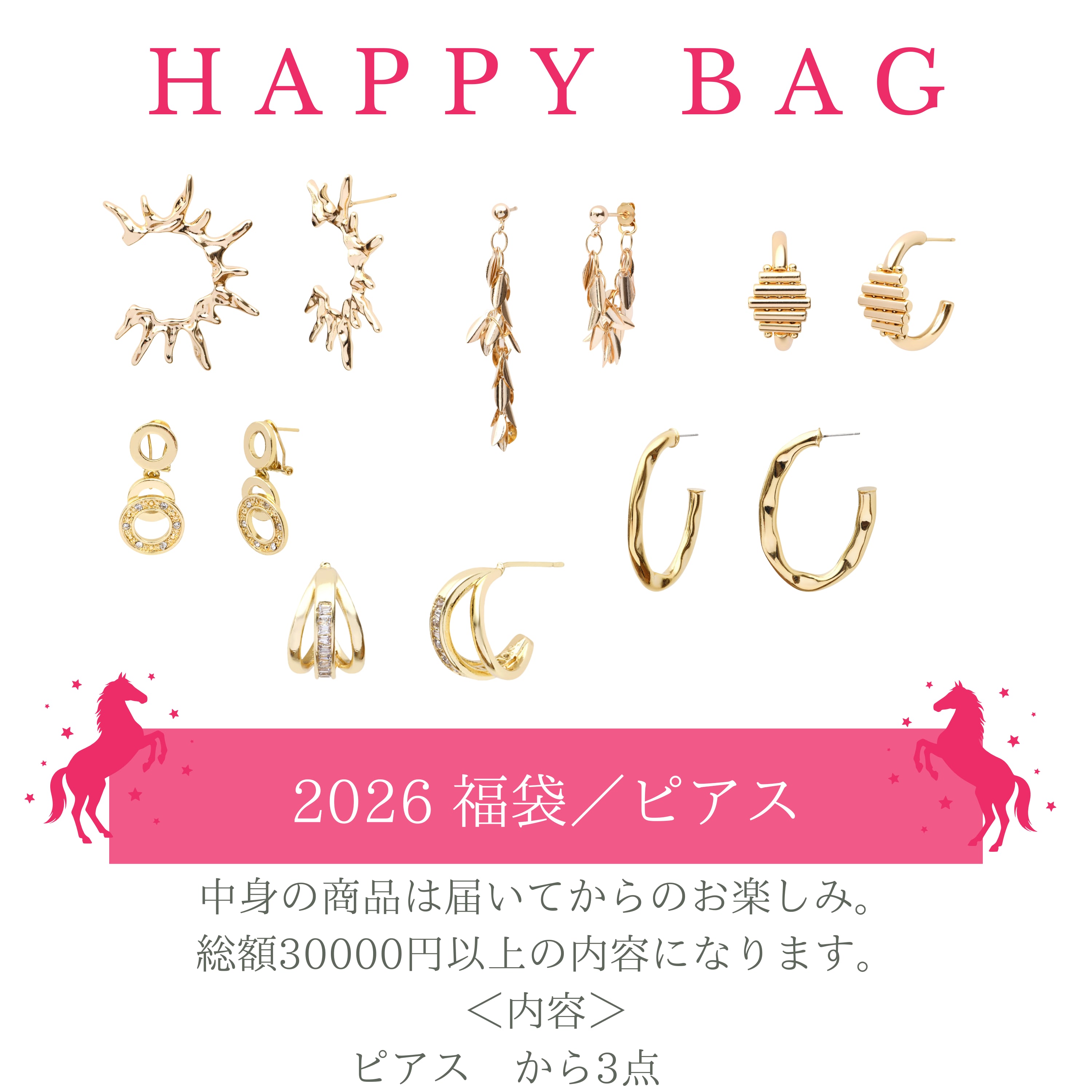 ピアス HAPPY BAG 福袋 2026