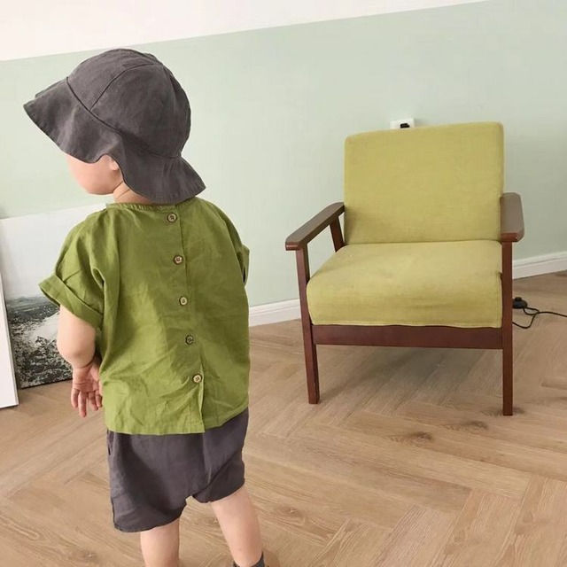 トップス ブラウス 半袖 ドルマンスリーブ 子供服 子供 キッズ 女の子 男の子 ユニセックス 無地 春夏 春 夏 新作 秋 人気 双子コーデ リンク コーデ お揃い コーデ シミラールック ルーズシルエット ゆったり おすすめ かわいい おしゃれ 韓国 韓国子供服 プレゼント