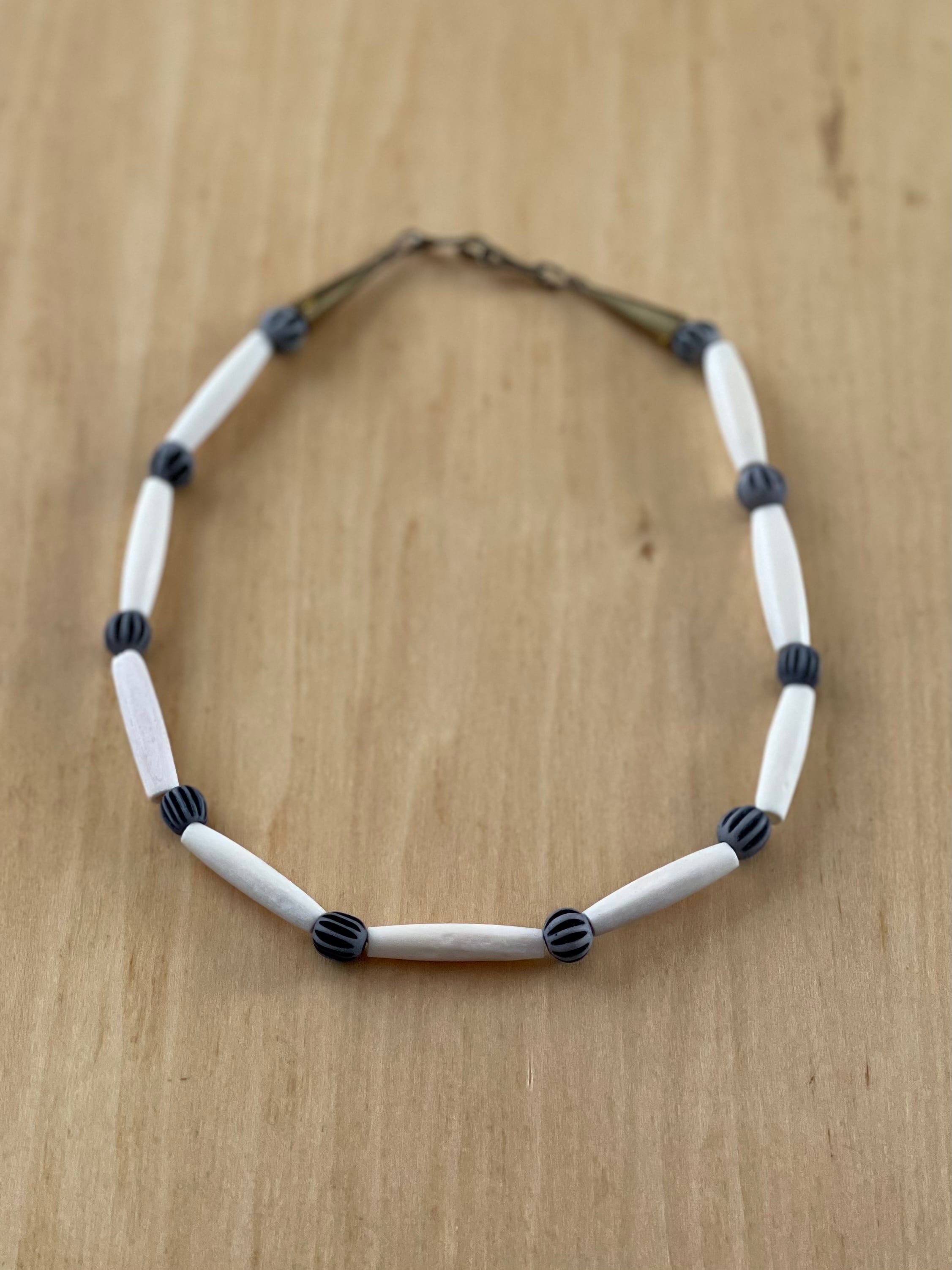【ケンジン】ボーンビーズ ネックレス/BONE BEADS NECKLACE "KENZIN"
