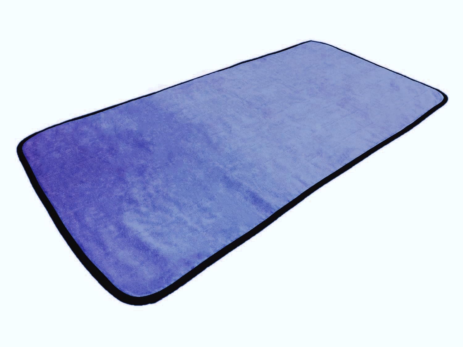 超大判サウナマット バスマット業務用 両面使用 (70x140cm)【ブルー】パイル綿100% 丈夫で簡単に洗濯機で丸洗い