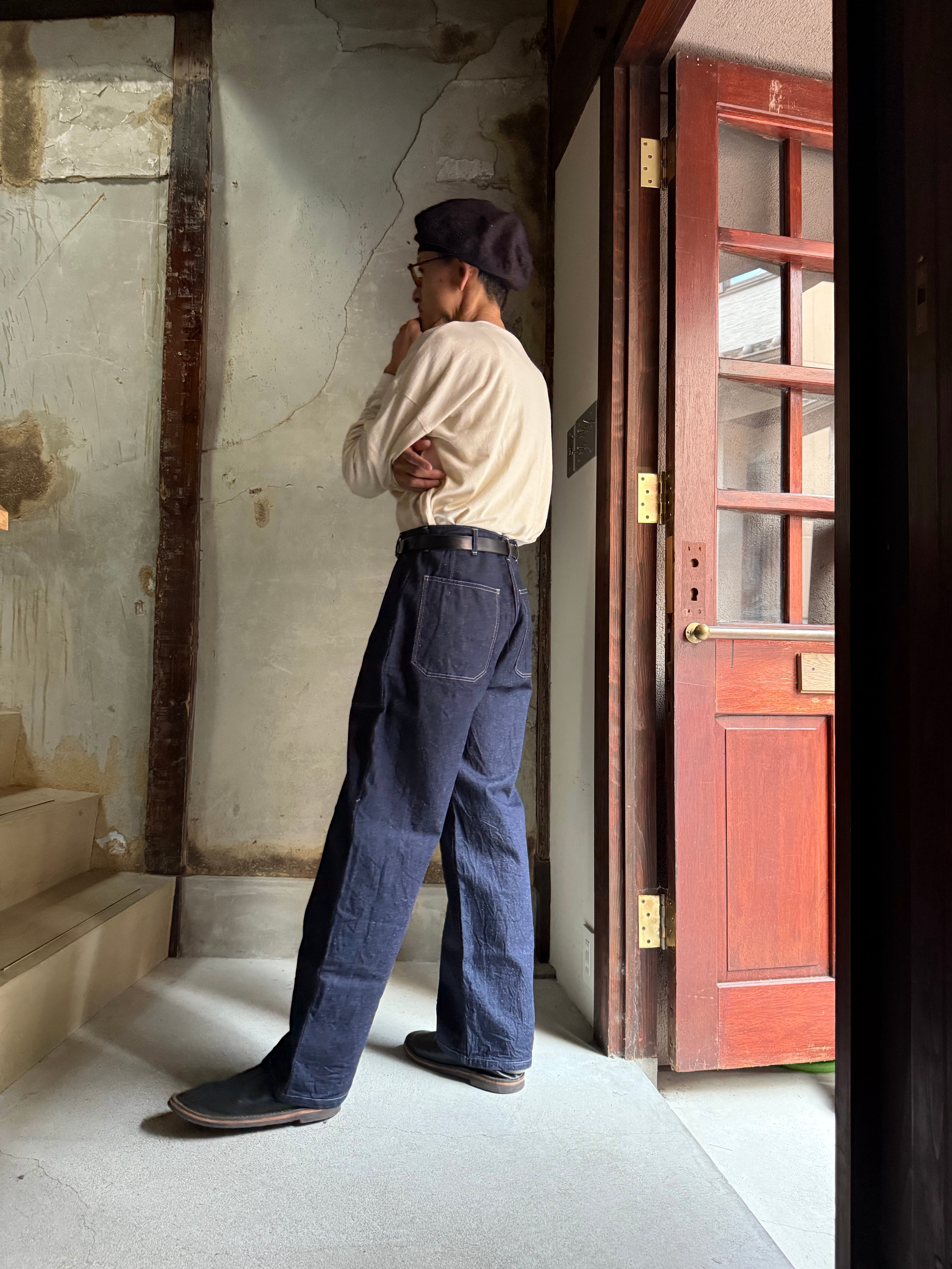 quitan／キタン US NAVY TROUSERSーOEKOTEX®︎ DENIM ／USネイビー