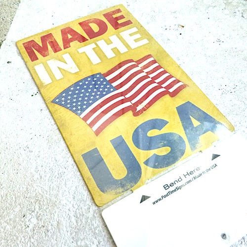 ｱﾒﾘｶﾝ雑貨＜　MADE IN THE USA スタンドバナー✪