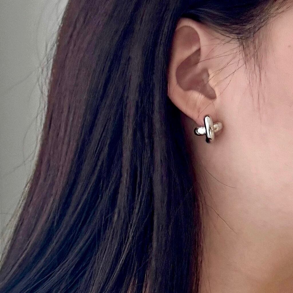 cross curve hoop pierce【 2color 】No.P148 | o n e m a r k e t