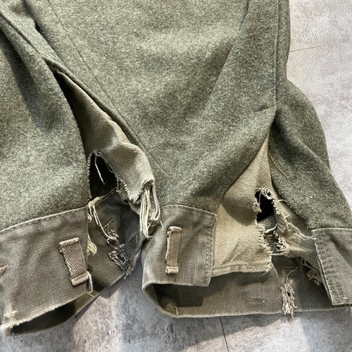 40-50s スウェーデン軍 実物 M-39 ウールカーゴパンツ 詳細写真7
