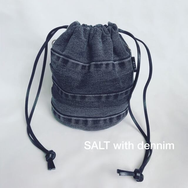 BlackDenim SALTY巾着2way No.2574