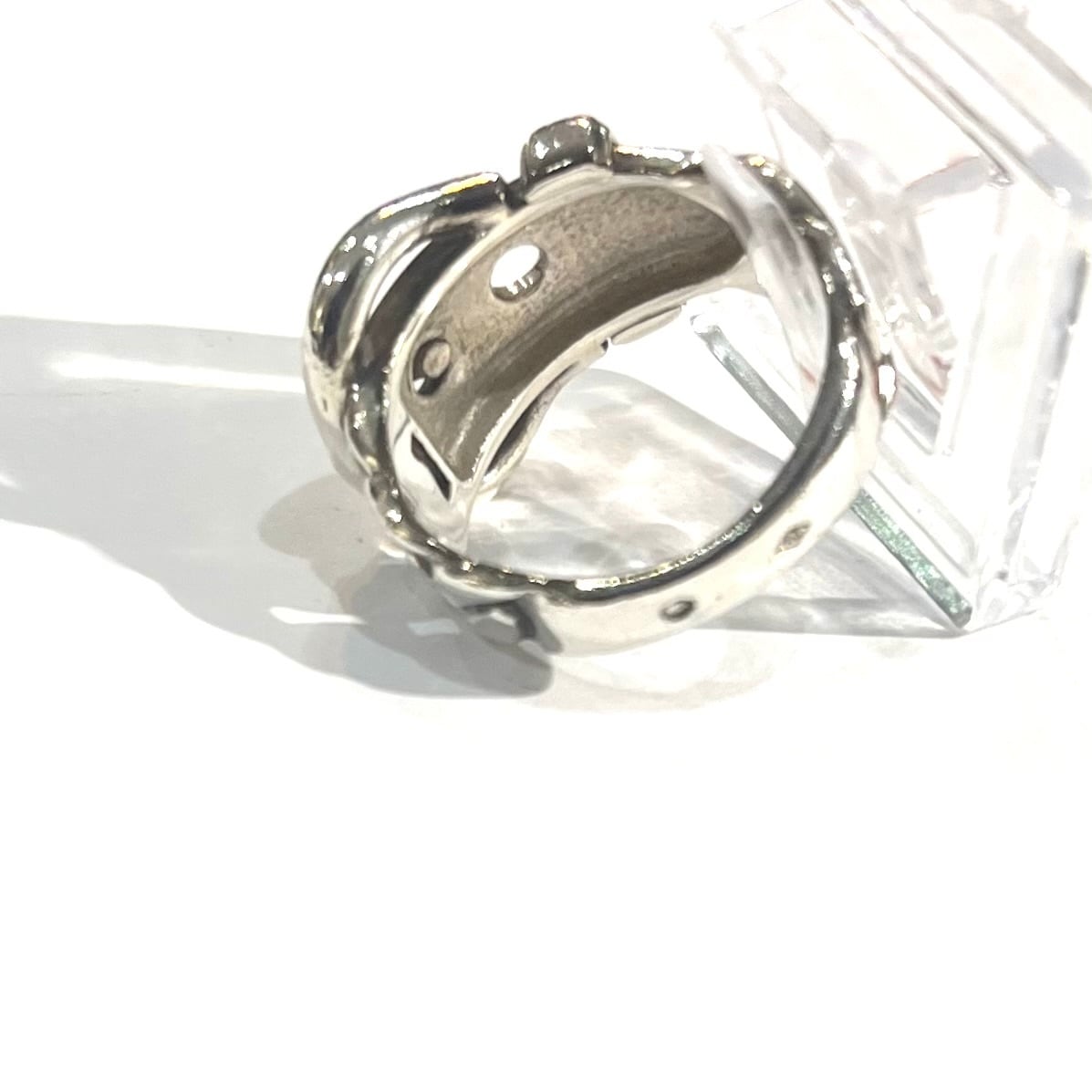 HERMÈS】【12号】2941 エルメス ブックルセリエ 指輪 シルバー925