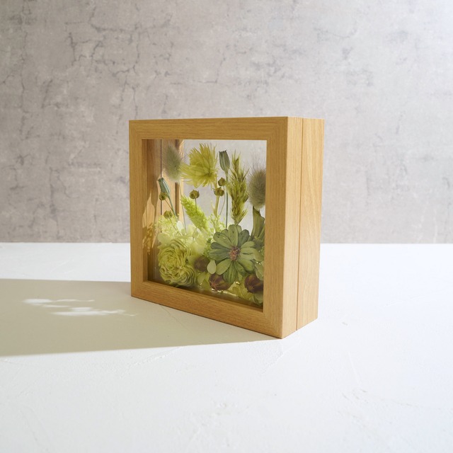 【グリーン】フレームフラワー Mサイズ ガーデンタイプ FM-33≪限定１点≫