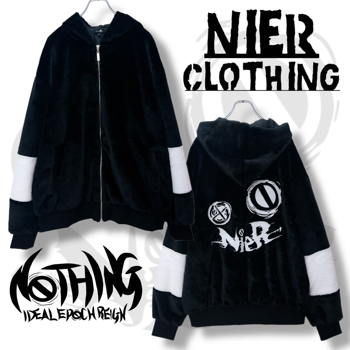 防寒超ふわもこBICOLOR ZIP OUTER | NIER CLOTHING