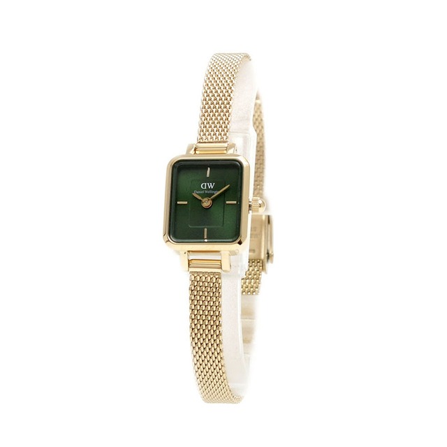 ダニエルウェリントン DANIEL WELLINGTON QUADRO MINI EVERGOLD EMERALD DW00100653 腕時計 レディース エメラルド クオーツ