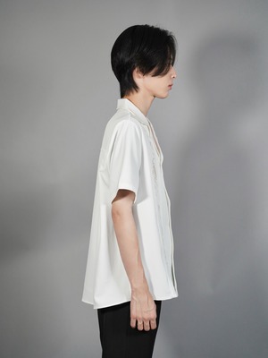 【ALUDE SELECT】line harmony shirt（2color）
