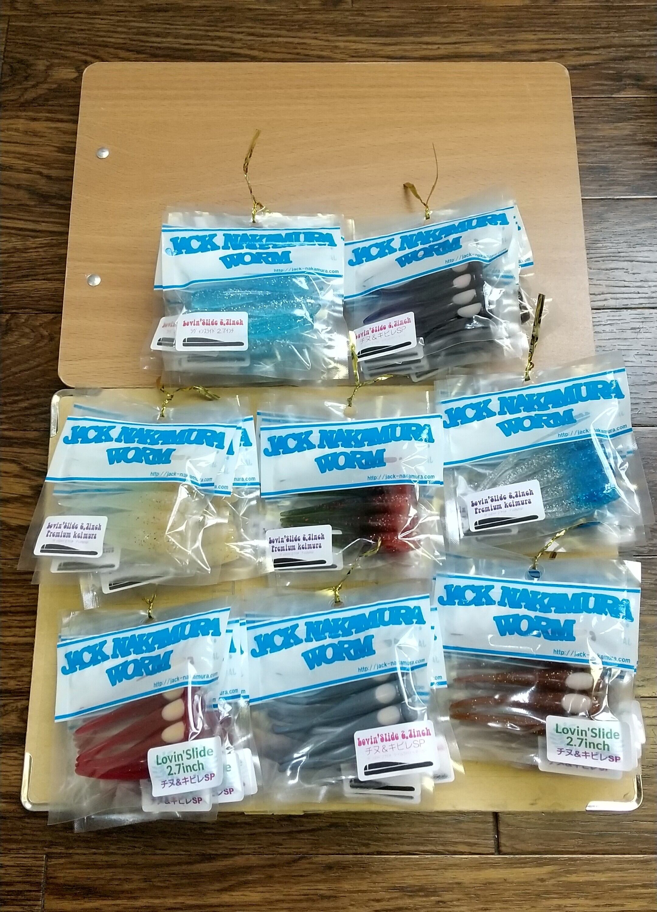 ジャックナカムラワーム ラヴィンスライド2.7in ケイムラカラー