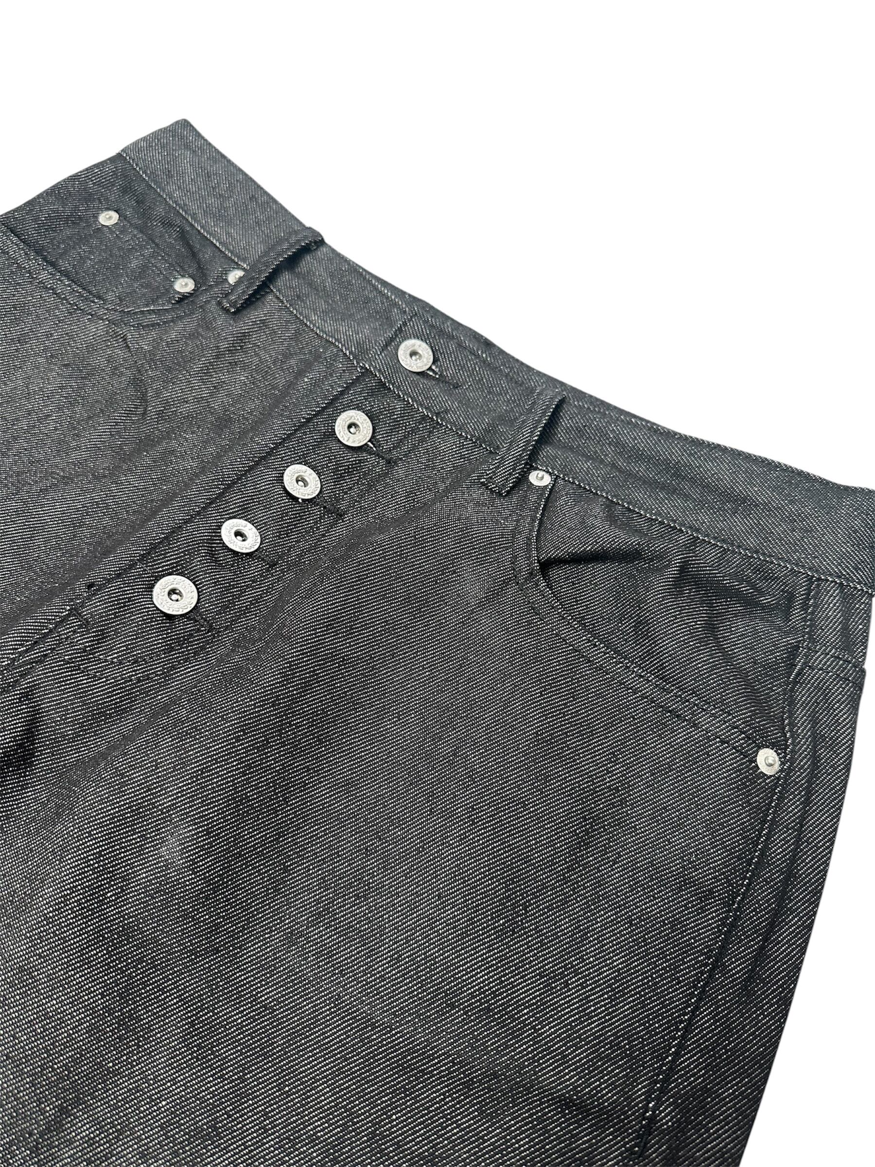 Button Out Loose Straight Denim | 【ボトムス専門店】MODE SPACE