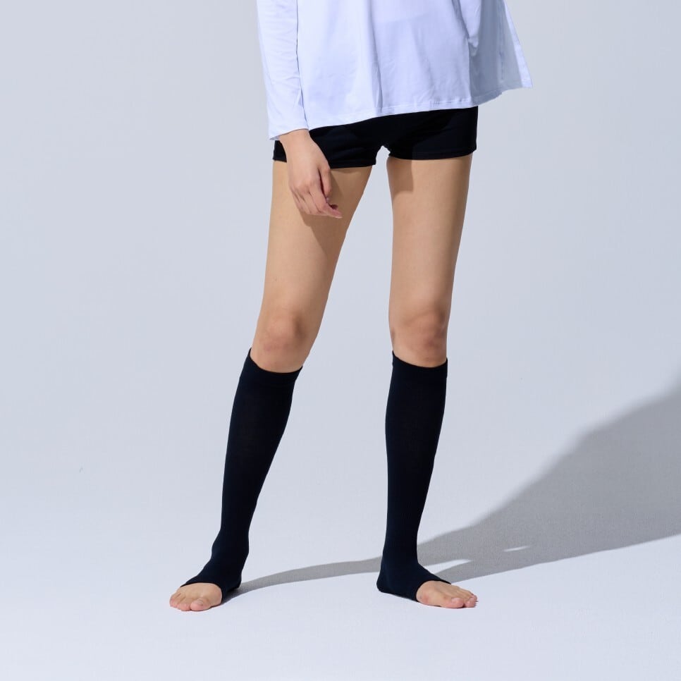 プウアボーテ　ふくらはぎソックス2足組み 43f9e352e7073dace3127e14e4ec1f