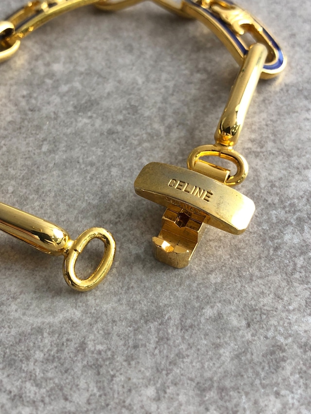 CELINE セリーヌ ブレスレット ゴールド ブラゾン vintage ヴィンテージ オールド smvanf