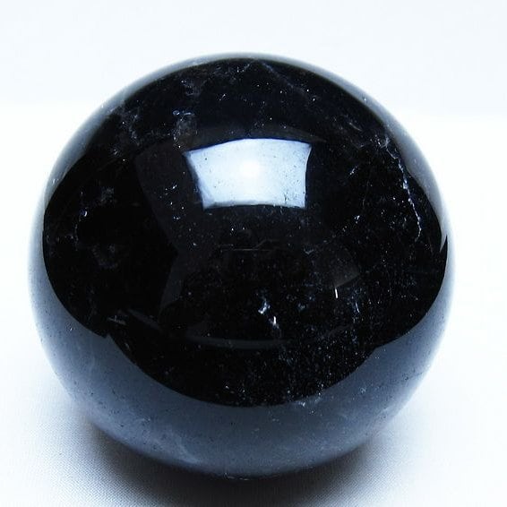 モリオン 黒水晶 丸玉 86mm スフィア 一点物 151-9357