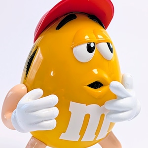 ⚡️SPECIAL LIMITED⚡️☆ DEADSTOCK / VINTAGE early 90'☆【 m&m's ( エムアンドエムズ ) 】Yellow Character Radio with HEADPHONES / イエローキャラクターラジオ / ポータブルラジオ 〚アメリカン雑貨 アメトイ〛