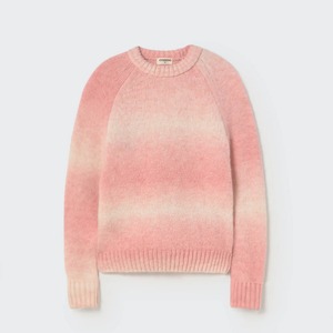 ＜COZMO＞グラデーション ニット Soft Dyed Tricot Sweater(Pink)
