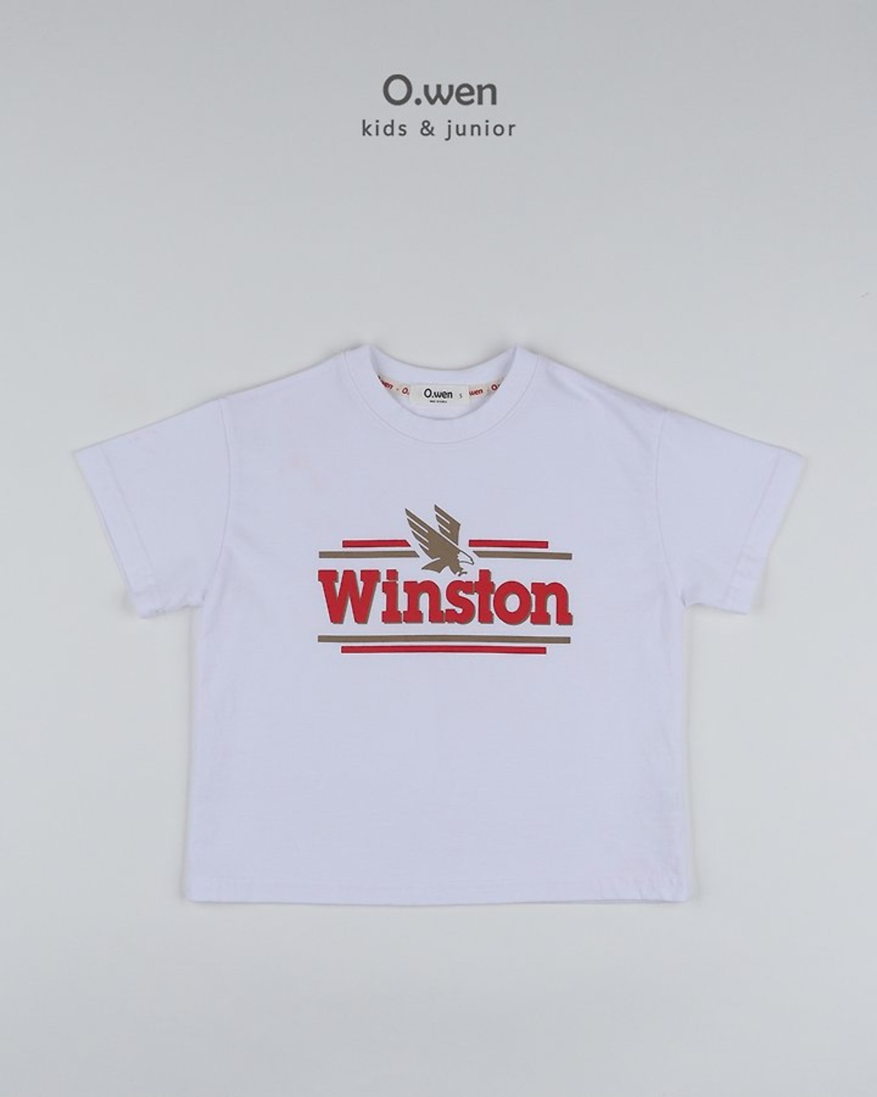 [O.wen] Winston Short sleeve T-shirt / [오웬] 윈스턴반팔티