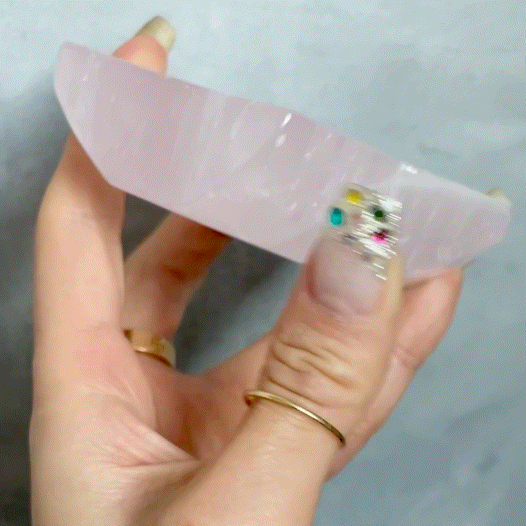 inOrganic ローズクォーツ ボウル大 パワーストーン 天然石 www