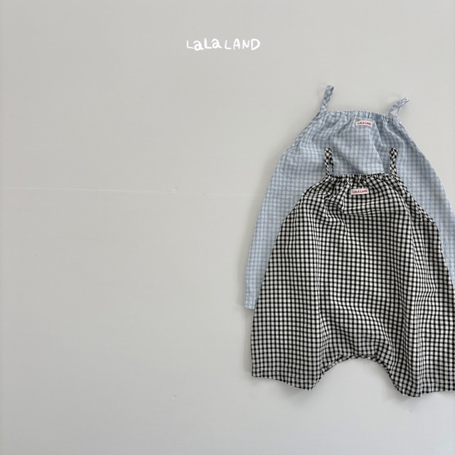 【取寄】lalaland｜bebe caramel suspender pants｜ベベキャラメルサロペット｜6M-18M｜baby｜26 summer