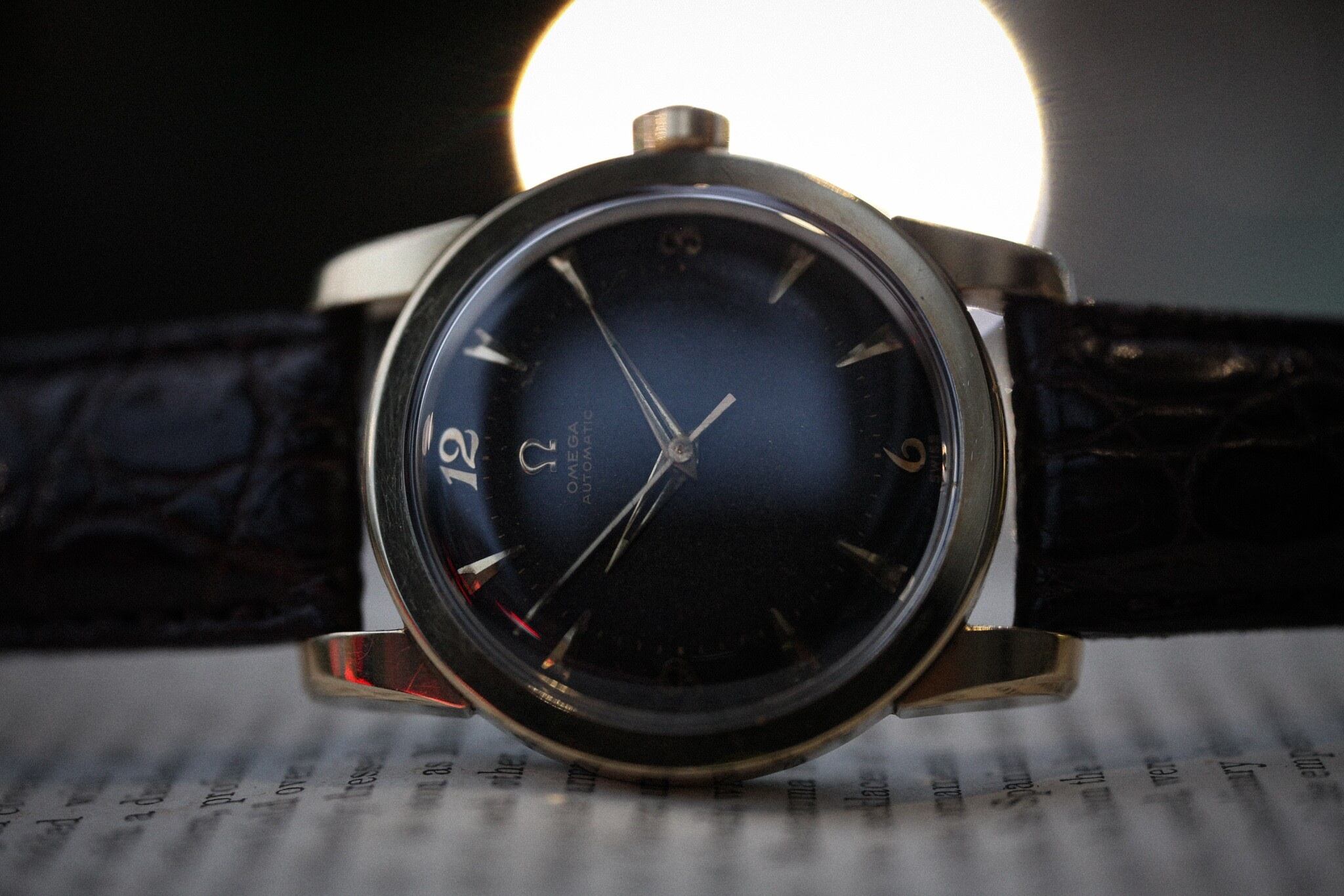 OMEGA】オメガ 1950's シーマスター ノンネーム ブラックミラー