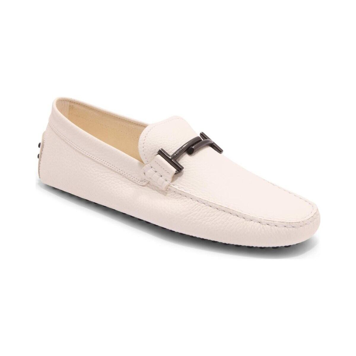 TOD'S トッズ メンズ ローファー レザー ホワイト