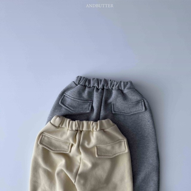 《送料無料》予約:ポケットジョガーパンツ【ANDBUTTER】※ジュニアサイズ