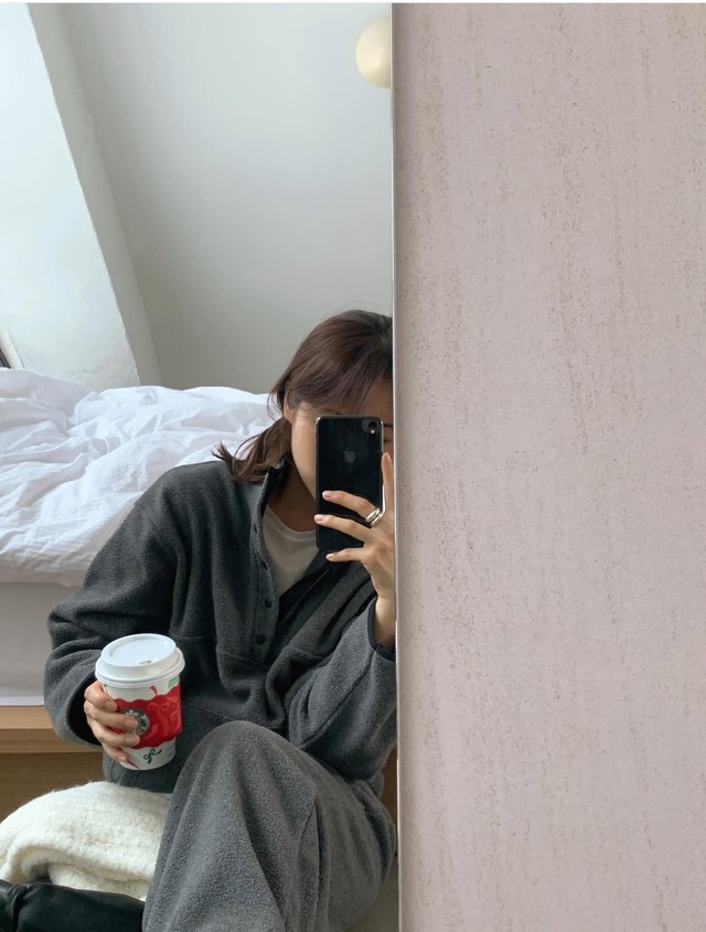 (LITER) Snow fleece high neck mtm / 3color