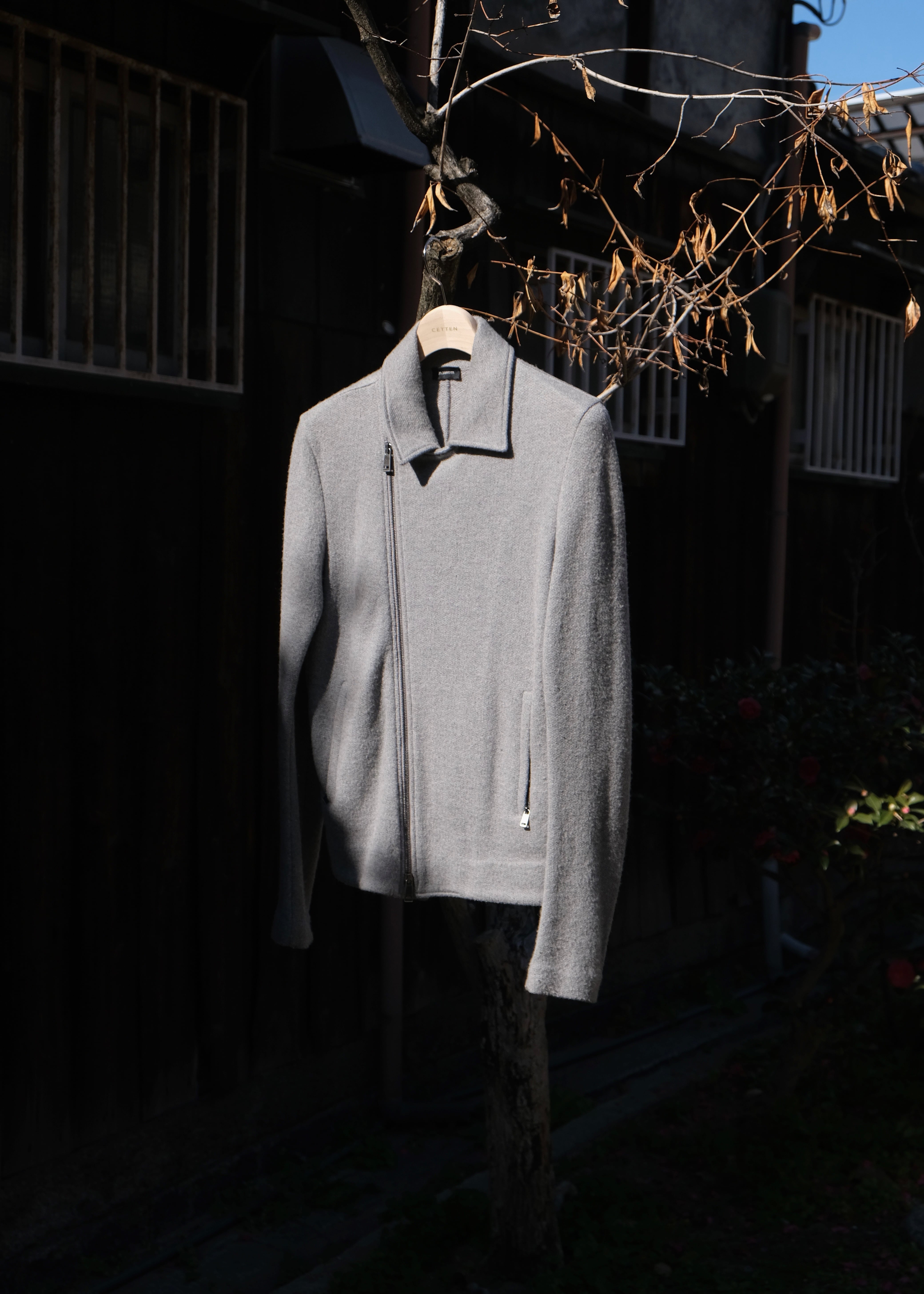 JIL SANDER by RAF SIMONS cashmere wool riders jacket | CETTEN