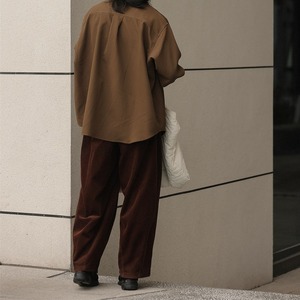 ブラウンコーヒーカラーコーデュロイパンツ　985