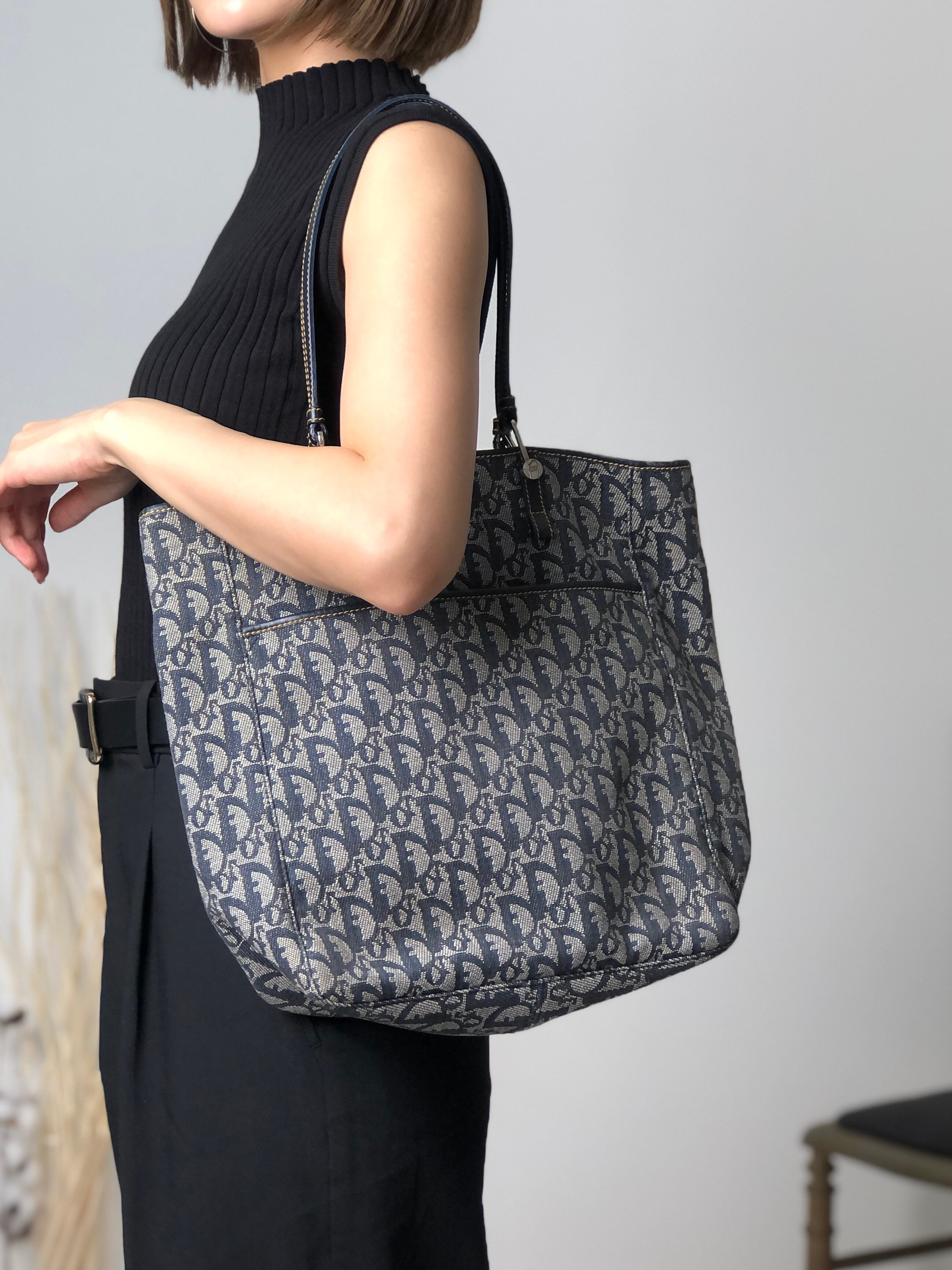 Christian Dior クリスチャン ディオール トロッター ハンドバッグ 