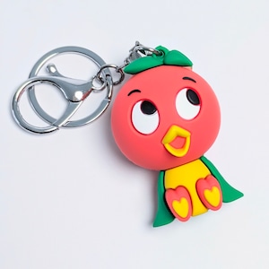 ♧ 【 Orange Bird（ オレンジバード  ） / フロリダ 】 3D Rubber KeyHolder / ラバーキーホルダー / フィギュアキーホルダー〚アメリカン雑貨 アメトイ〛