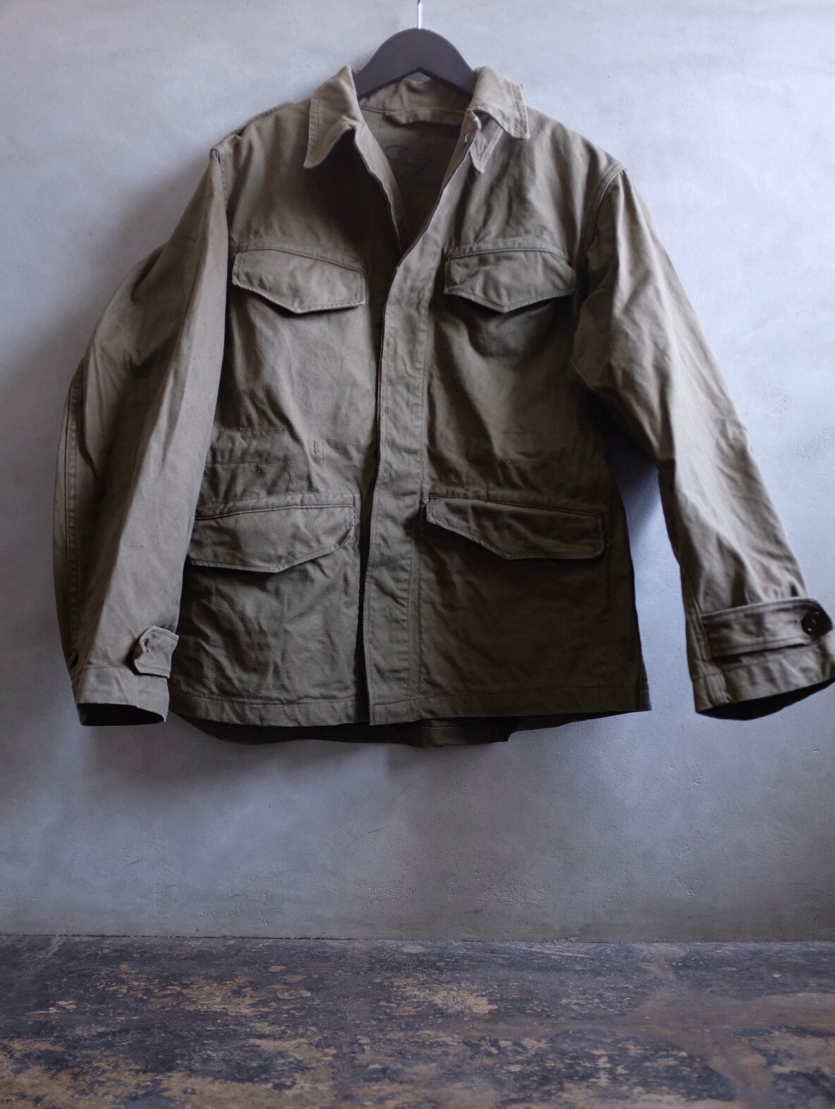 [VINTAGE] French army m47 field jacket dead stock size:22 |  YES-姫路の美容院と服のお店YES(イエス)です。 powered by BASE