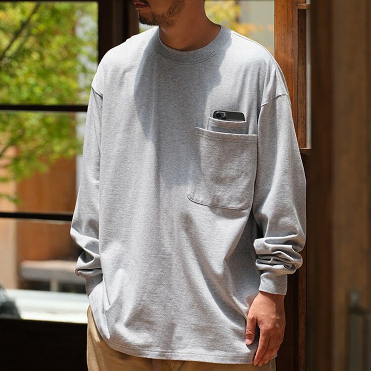 ★DOUBLE POCKET SIMPLE BASIC T-SHIRT　　　23254