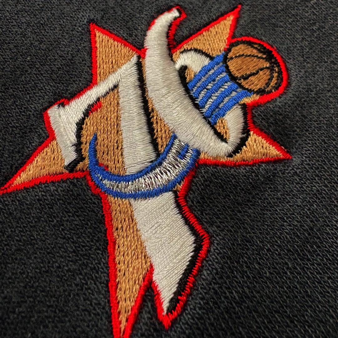 フィラデルフィア・セブンティシクサーズ 旧ロゴ刺繍・ワッペン フィラデルフィア・セブンティシクサーズ 旧ロゴ刺繍・ワッペン