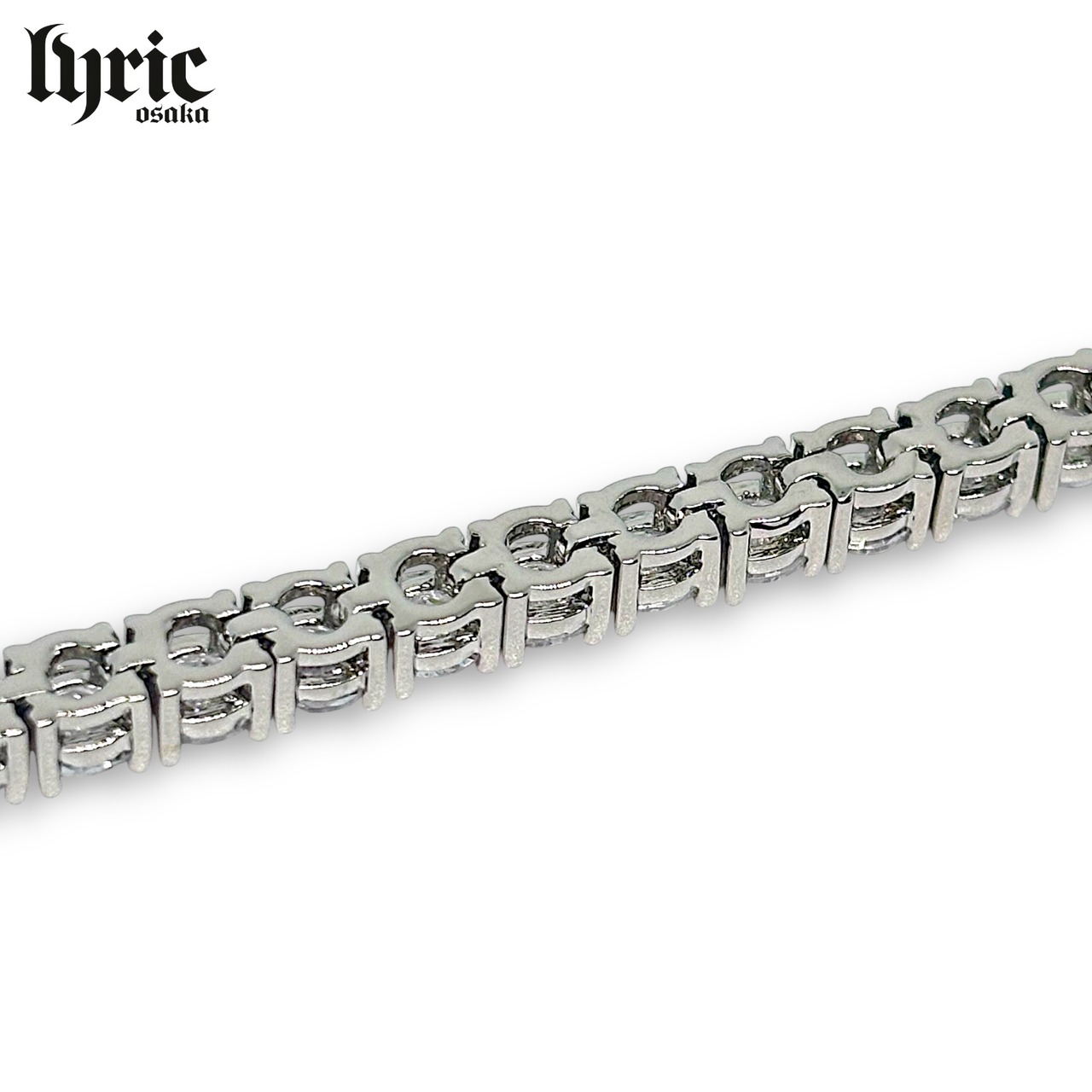 4mm 20cm luxury tennis bracelet silver