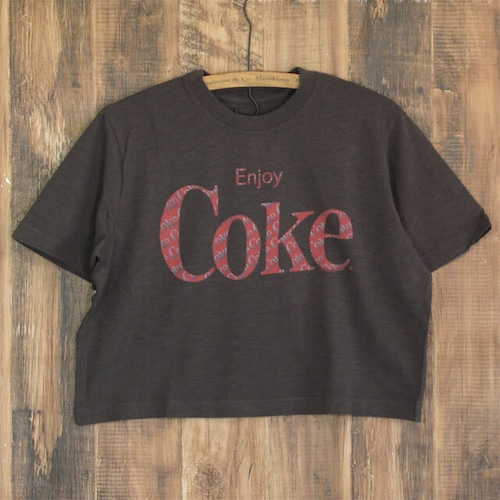 送料無料 JUNK FOOD ジャンクフード ENJOY COKE レディース クロップド Tシャツ