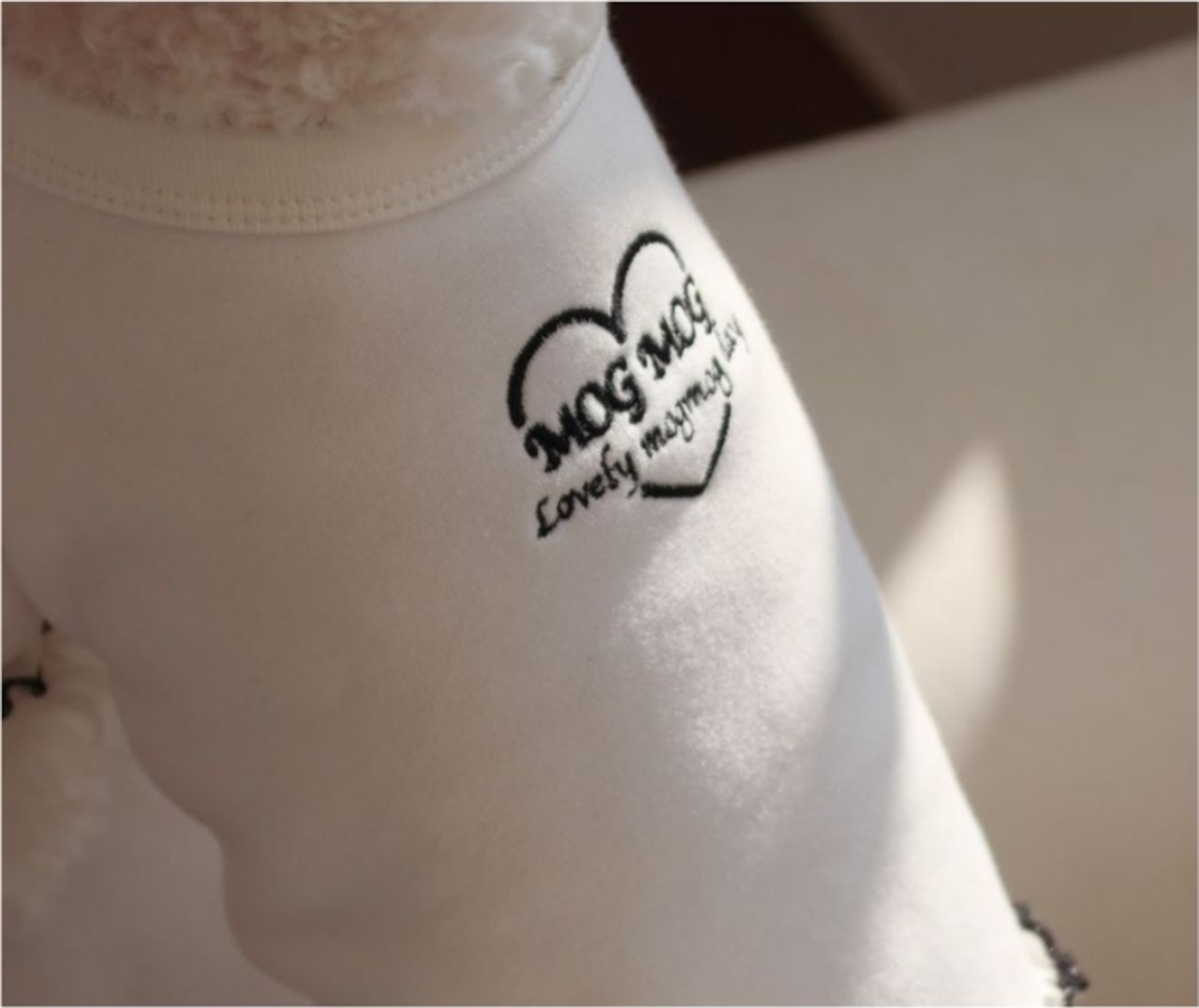 予約  【pecoramou select】  Love Me T-Shirt（Ivory）