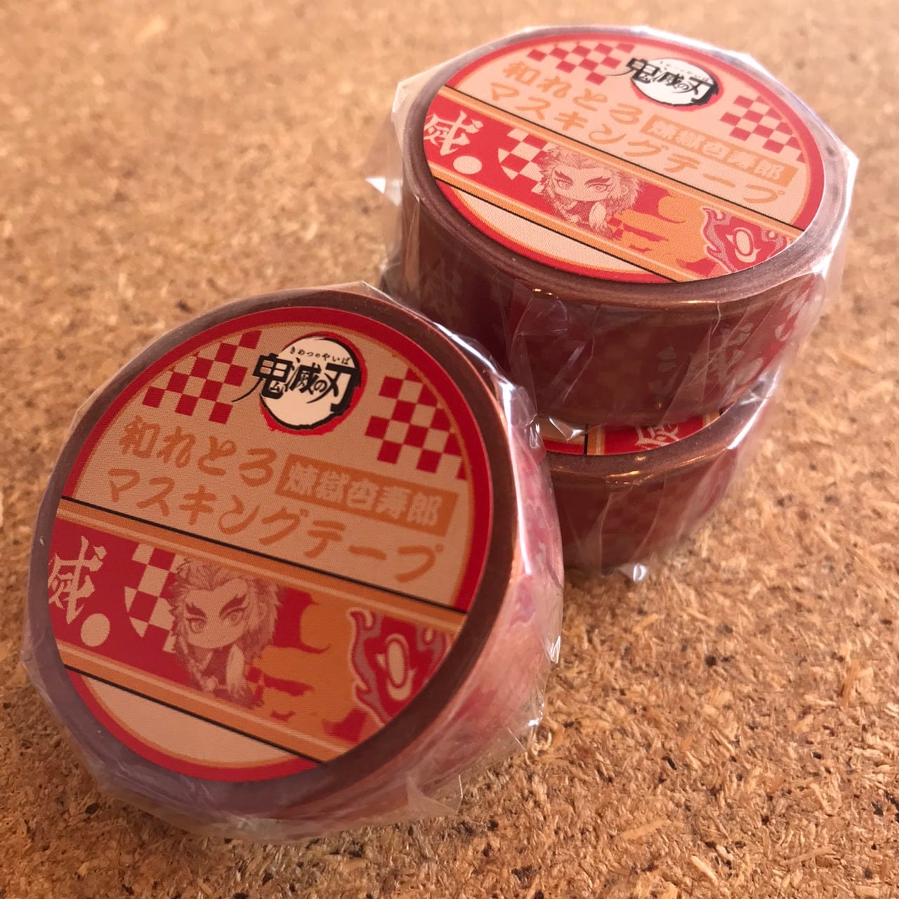 【廃番】【限定品】鬼滅の刃 煉獄杏寿郎 15mmマステ CA17