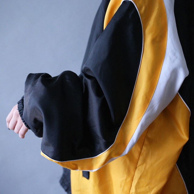 "NFL×Steelers" front and back patch design XXL over silhouette blouson