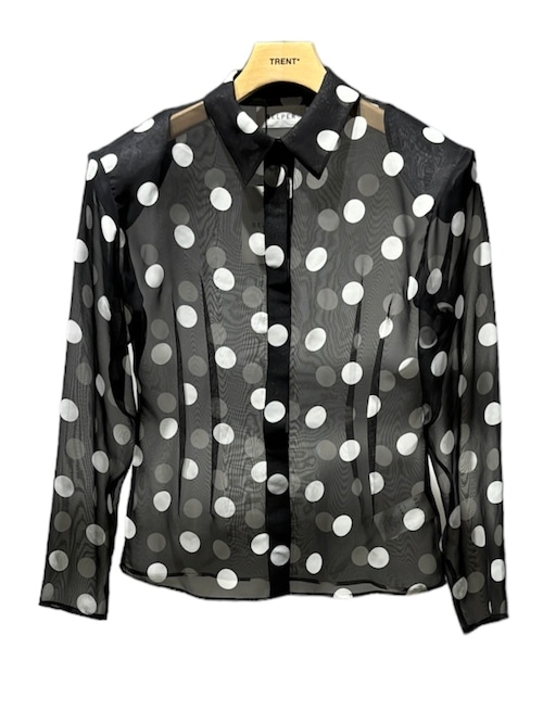 【24SS】BELPER ベルパー /  DOT SHEER SHIRT