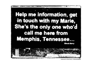 『チャック・ベリーに捧ぐ』TAKAYUKI MISHIMA